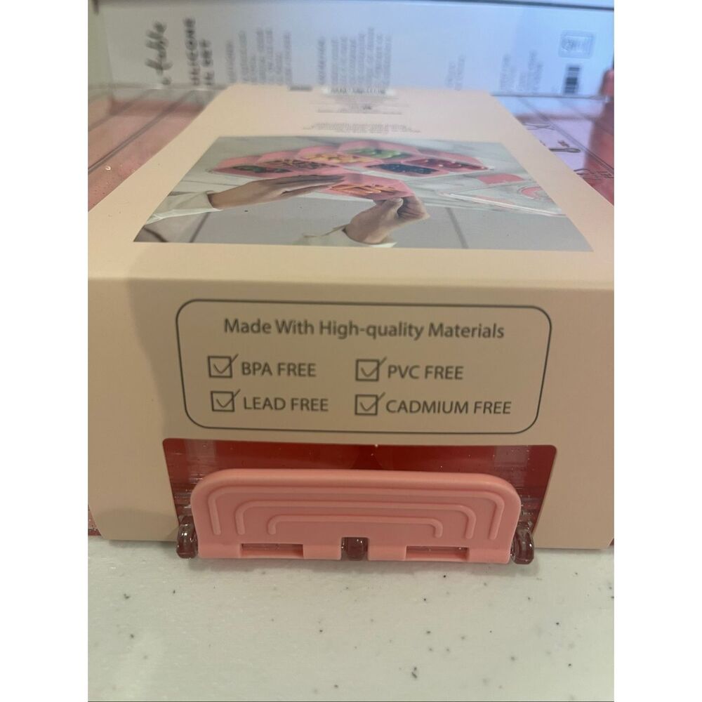 CWC Cook With Color pink snack box NWT - Picture 7 of 7